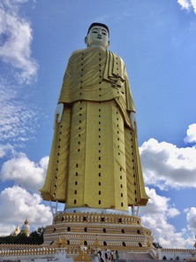 This is a temple that contains the message of Buddhism.