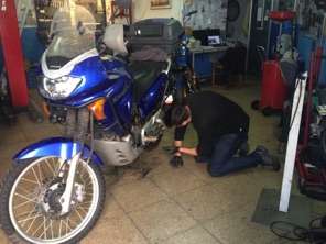 Oil and shock change